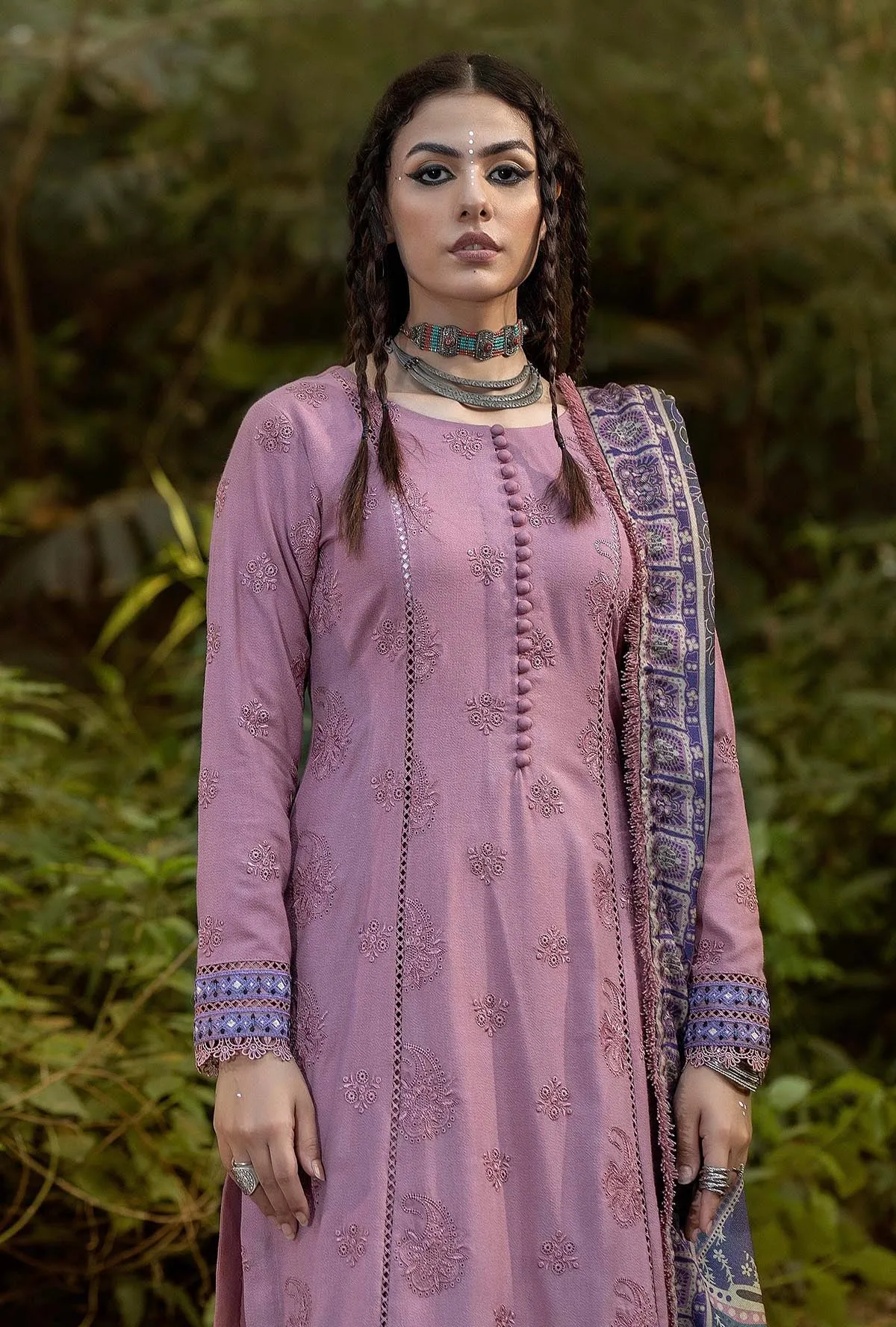 Adan's Libas Elenore Fall/Winter with Shawl – 1227