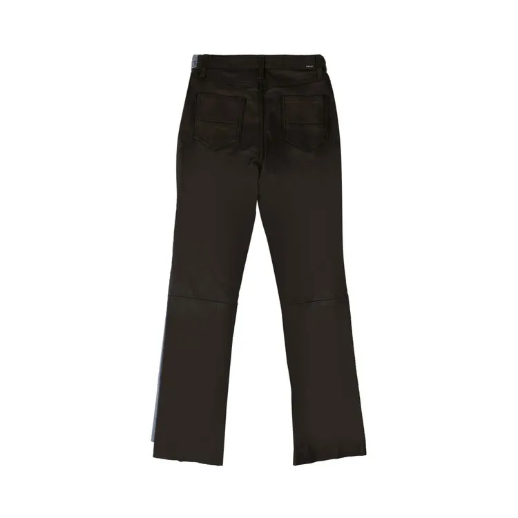 Amiri Denim Leather 'Blue' Pants