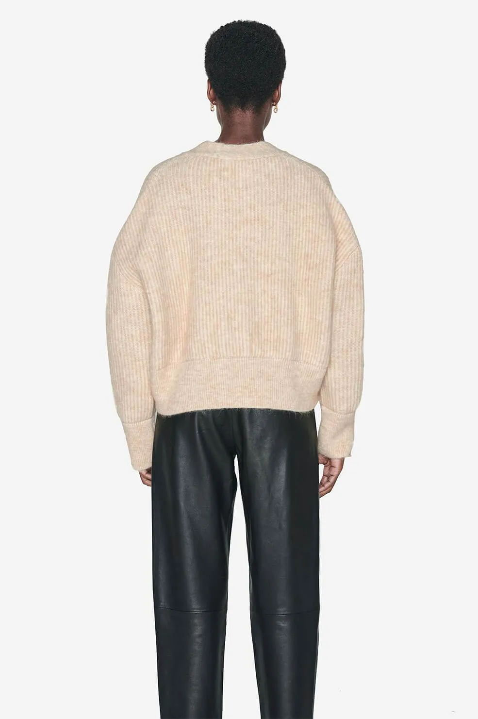 Anine Bing - Maxwell Cardigan in Oat