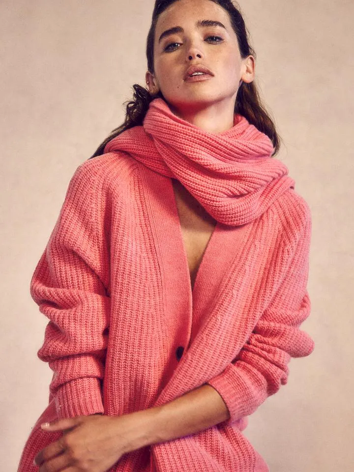 Brochu Walker - Jenny Cardigan in Nuevo Pink