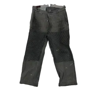 C1930 Buckle Back Vintage L'Ideal French Patched Work Trousers