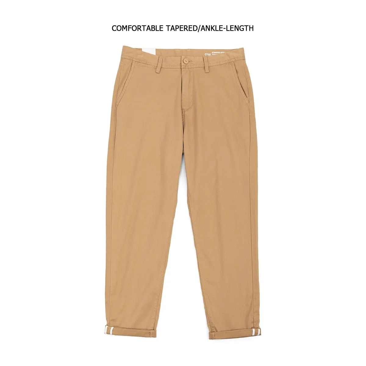 Casual Cotton Slim Fit Chinos Trousers