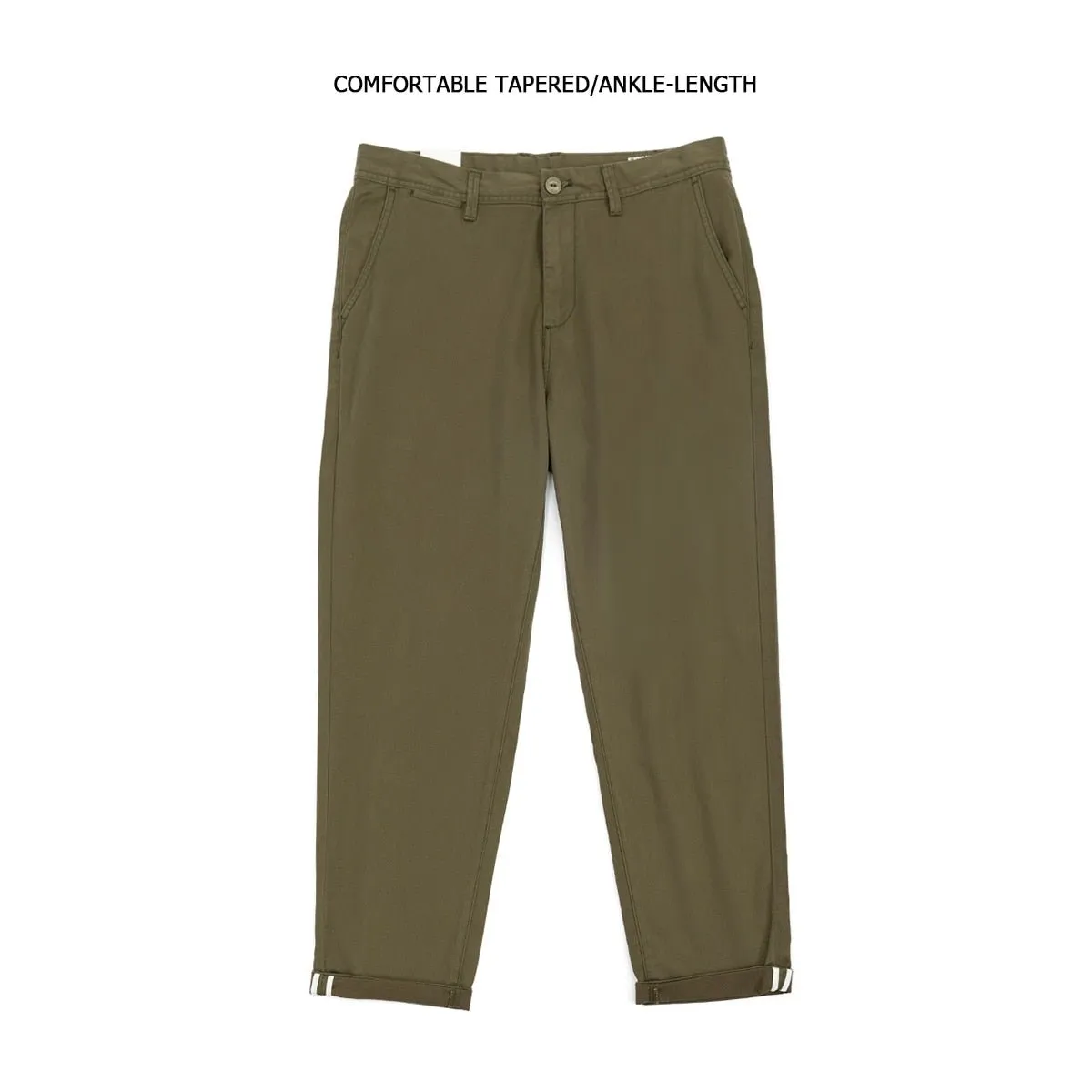 Casual Cotton Slim Fit Chinos Trousers
