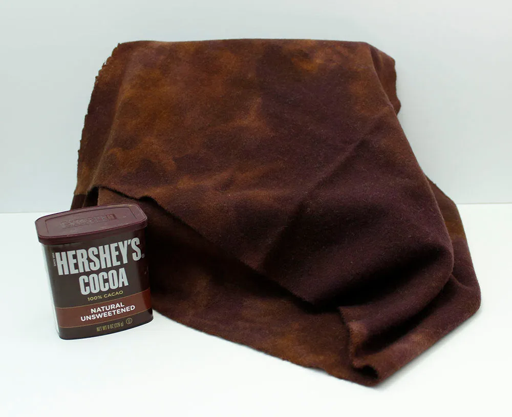 CHOCOLATE BROWN Hand Dyed Fat QUARTER Wool Fabric for Wool Applique and Rug Hooking
