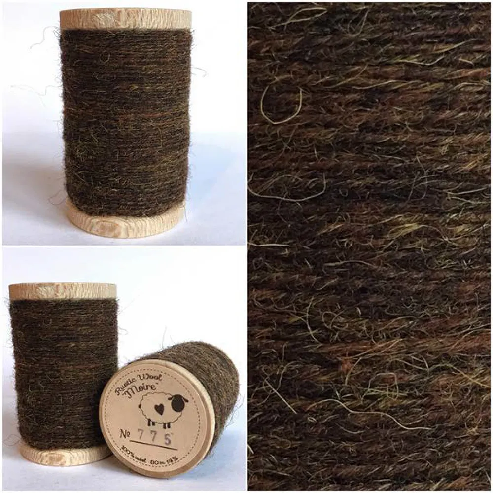 CINNAMON Hand Dyed Fat QUARTER Wool Fabric for Wool Applique and Rug Hooking