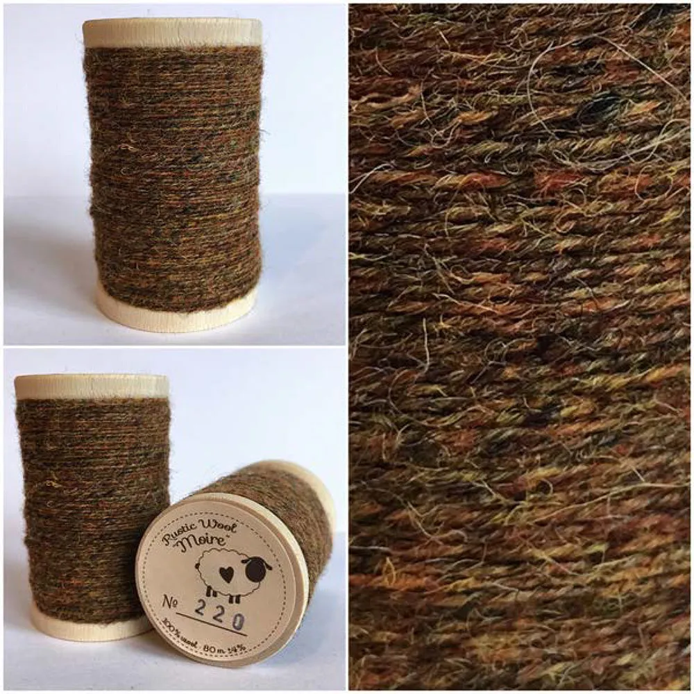 CINNAMON Hand Dyed Fat QUARTER Wool Fabric for Wool Applique and Rug Hooking