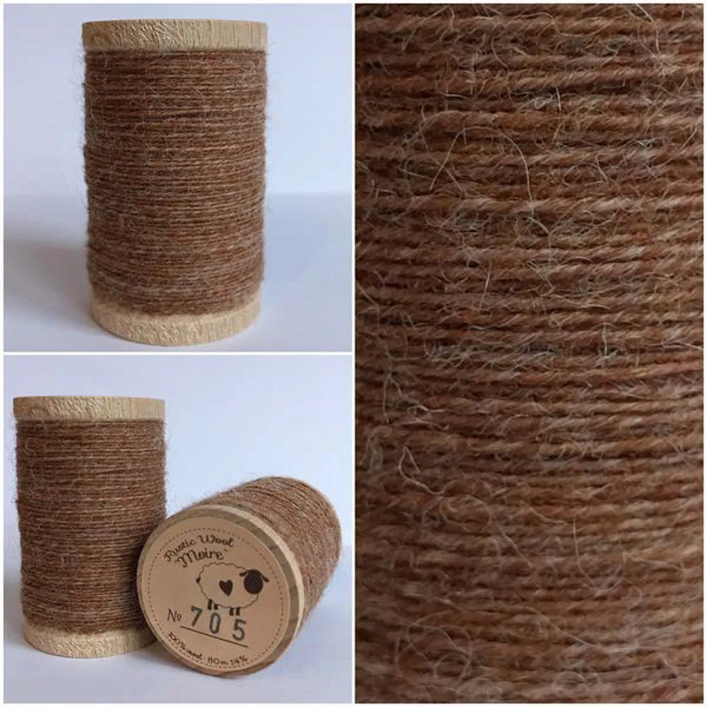 CINNAMON Hand Dyed Fat QUARTER Wool Fabric for Wool Applique and Rug Hooking