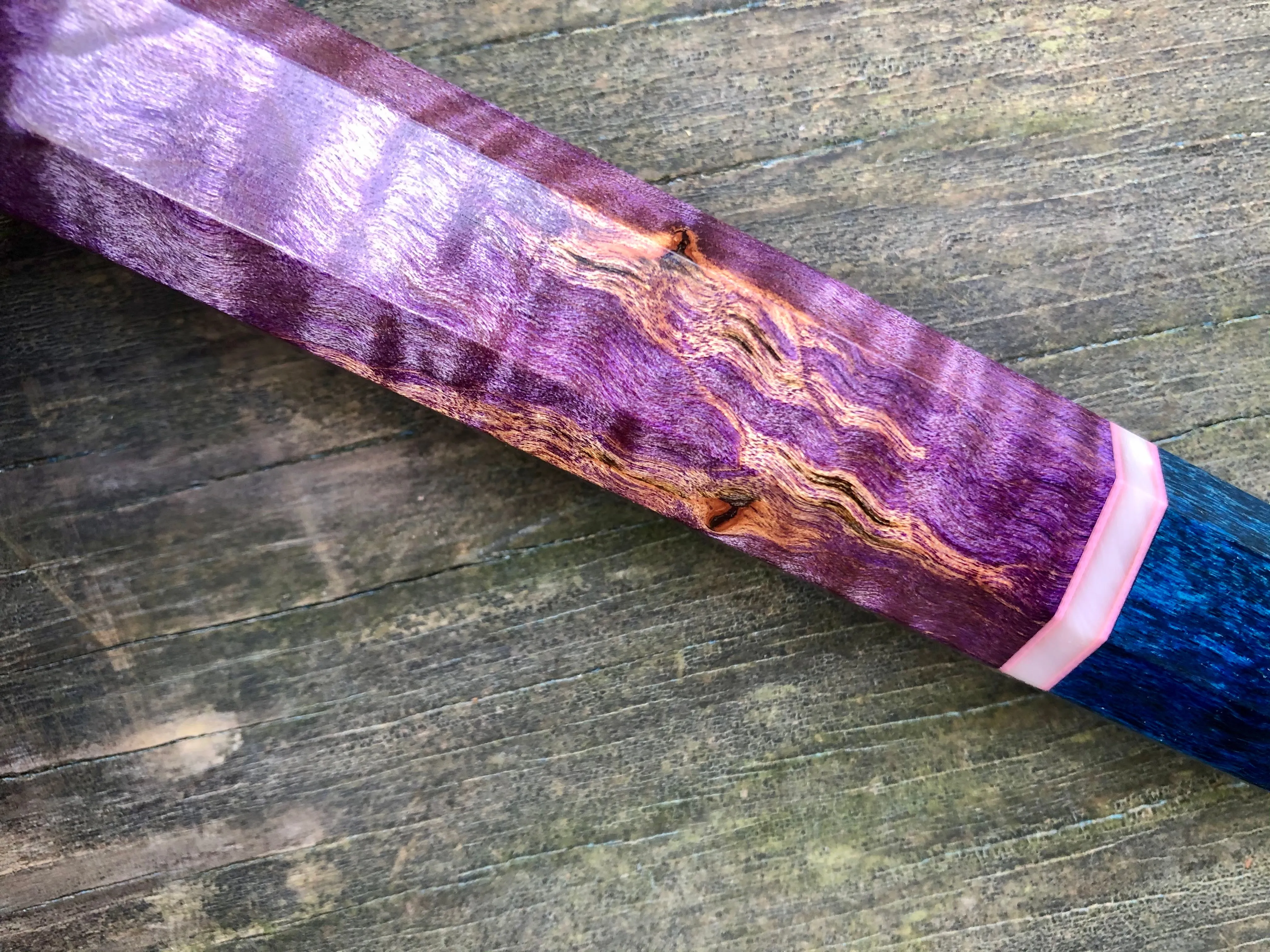 Custom Japanese Knife Handle - Fox Spirit