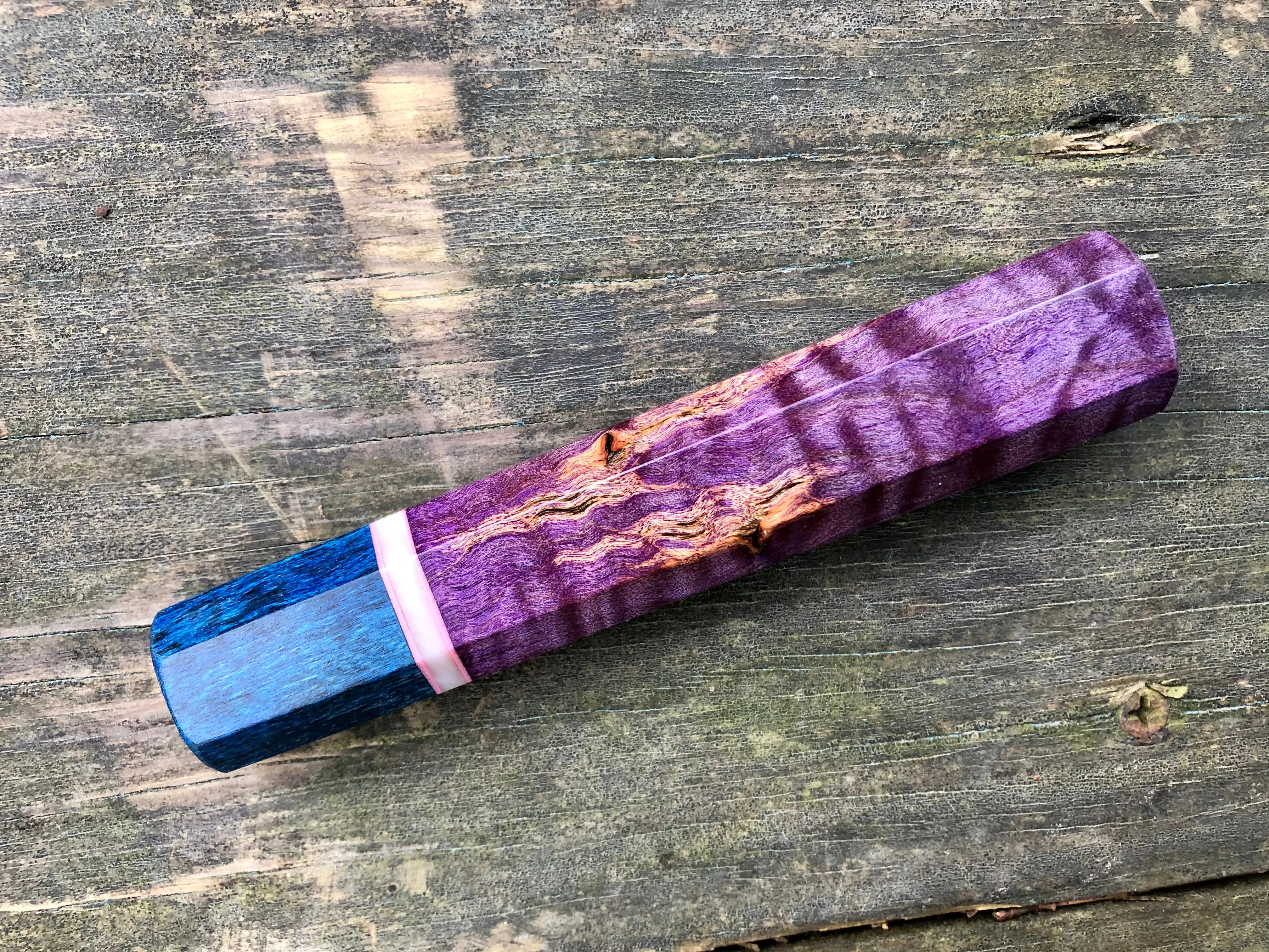 Custom Japanese Knife Handle - Fox Spirit