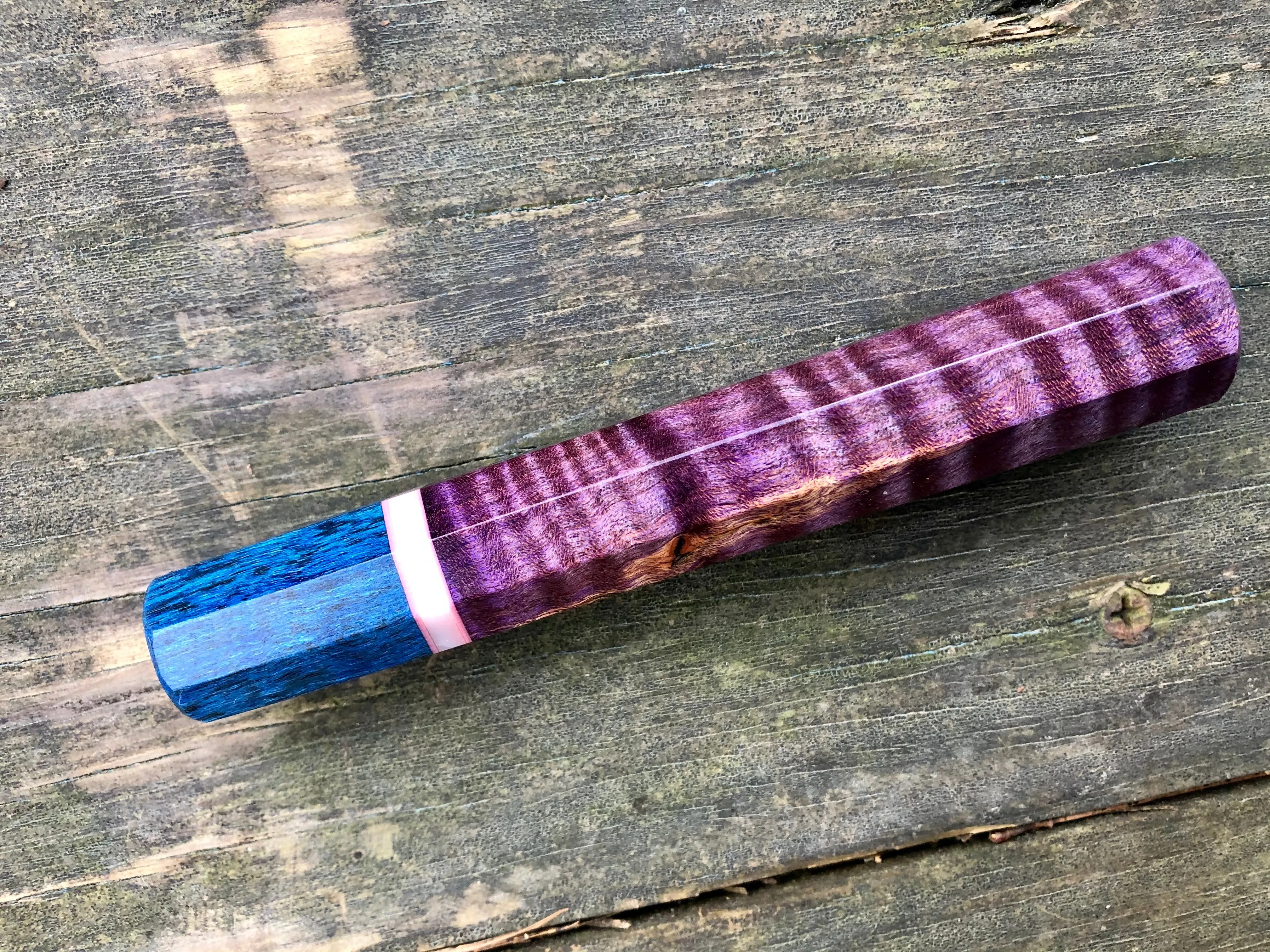 Custom Japanese Knife Handle - Fox Spirit