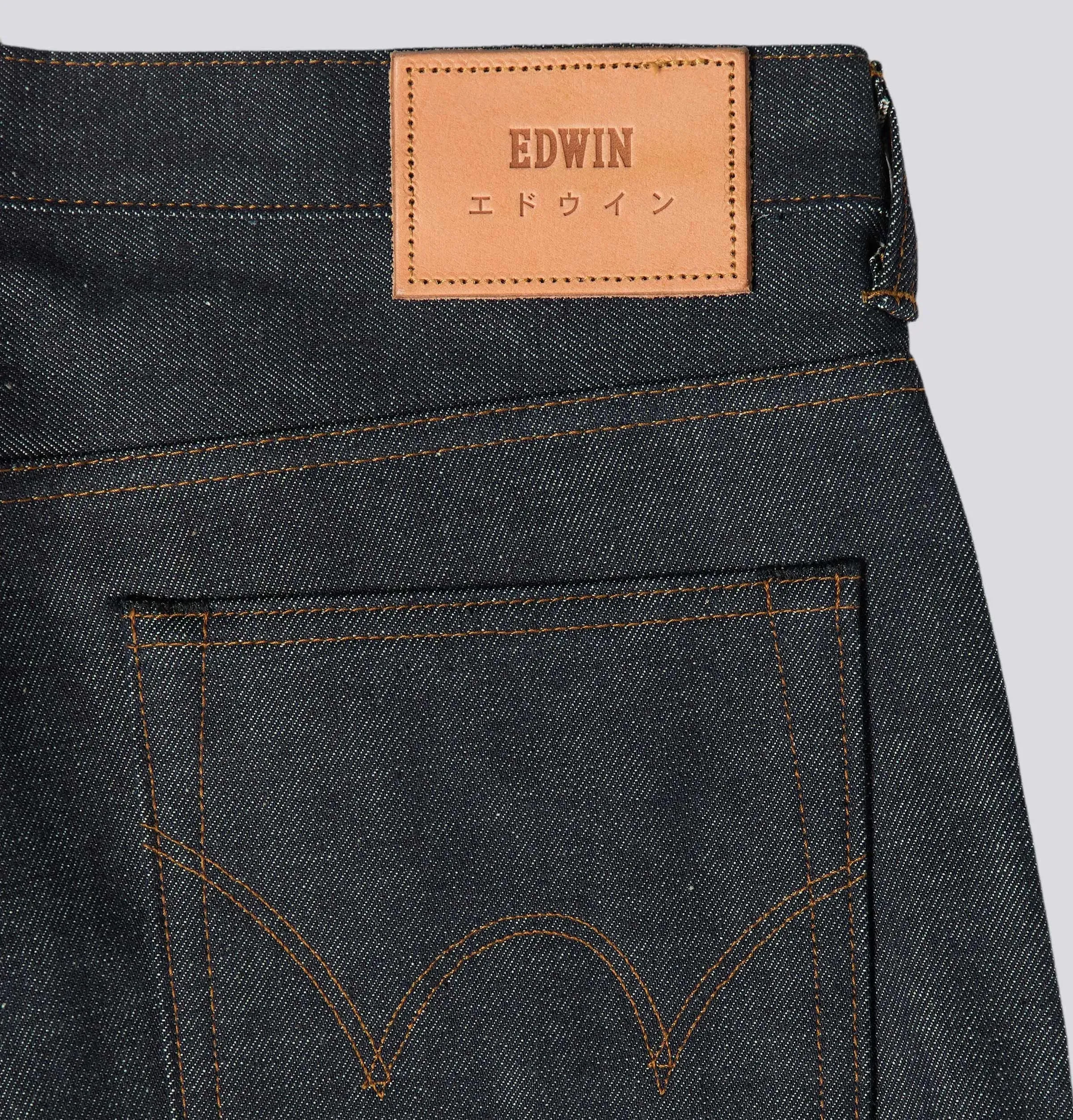 Edwin Regular Tapered Kaihara Jeans – Blue – Raw State