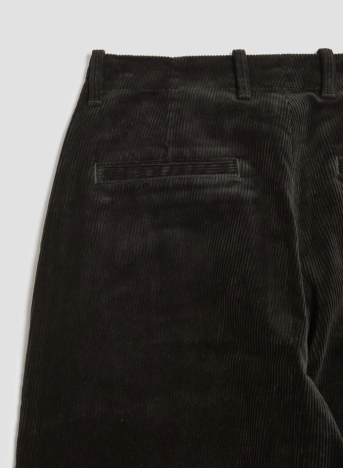 Premium Black Corduroy Trousers - Factory Direct Sale
