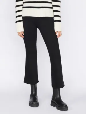 Frame - Jet Set Crop Mini Boot in Sheer Noir