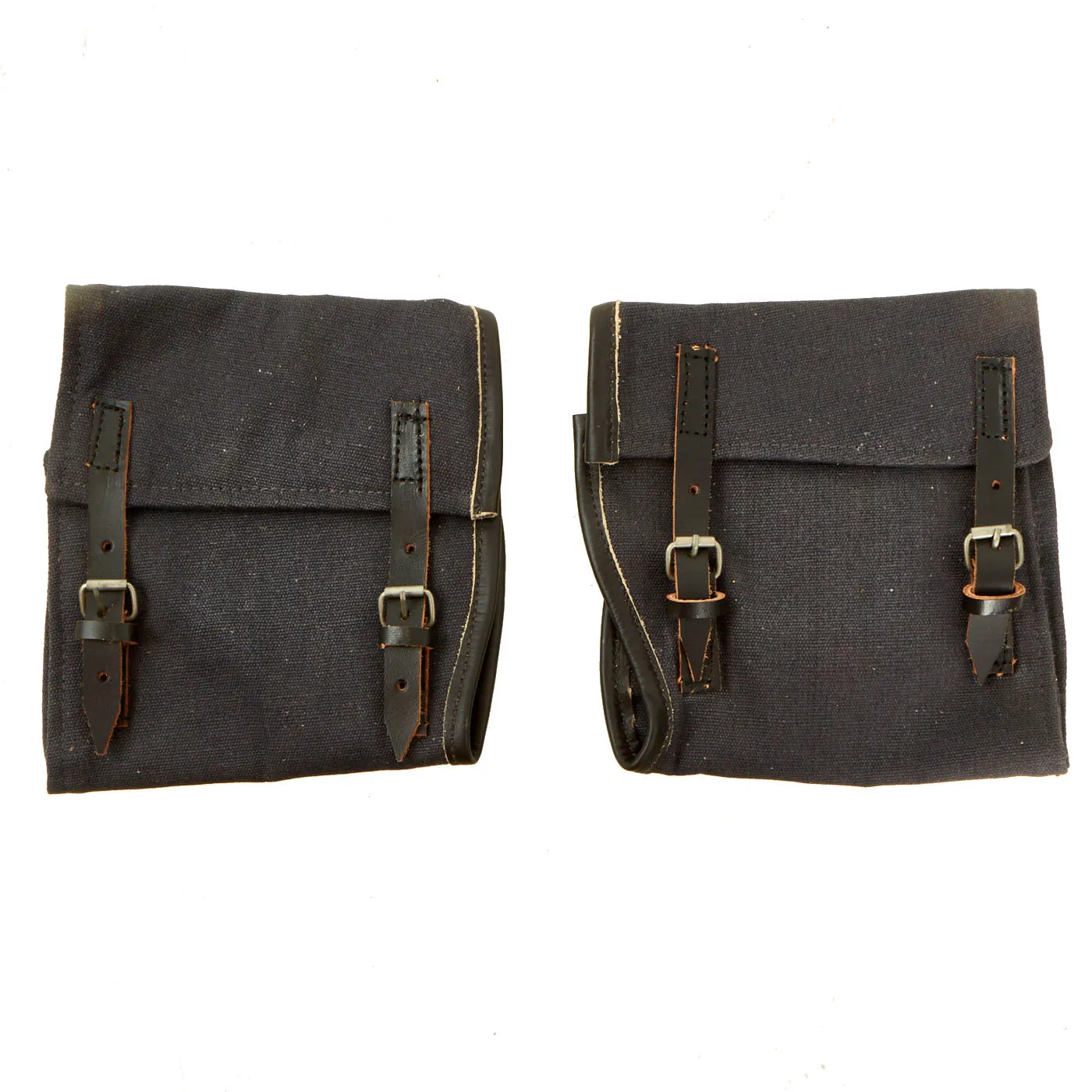German WWII Luftwaffe Field Blue Canvas Gaiters