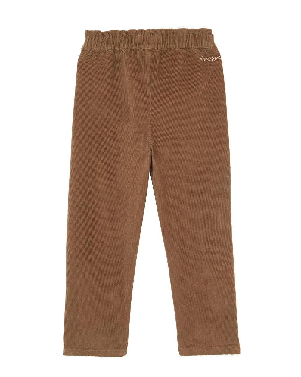 Girls Corduroy Trousers in Caribou