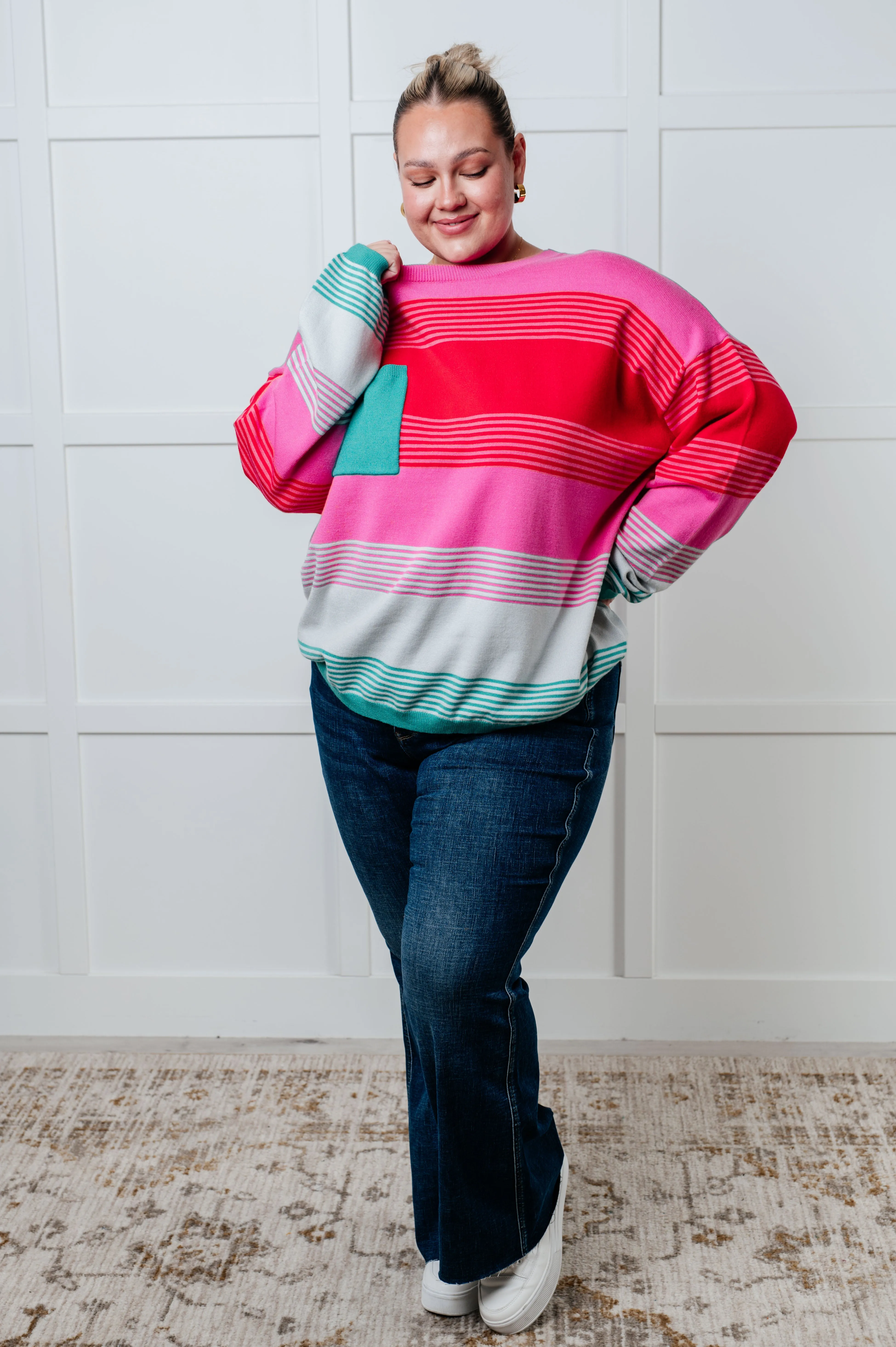Gradual Feelings Striped Sweater - 11/26
