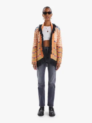 Mother - The Belted Short Cardigan in Runaway Child