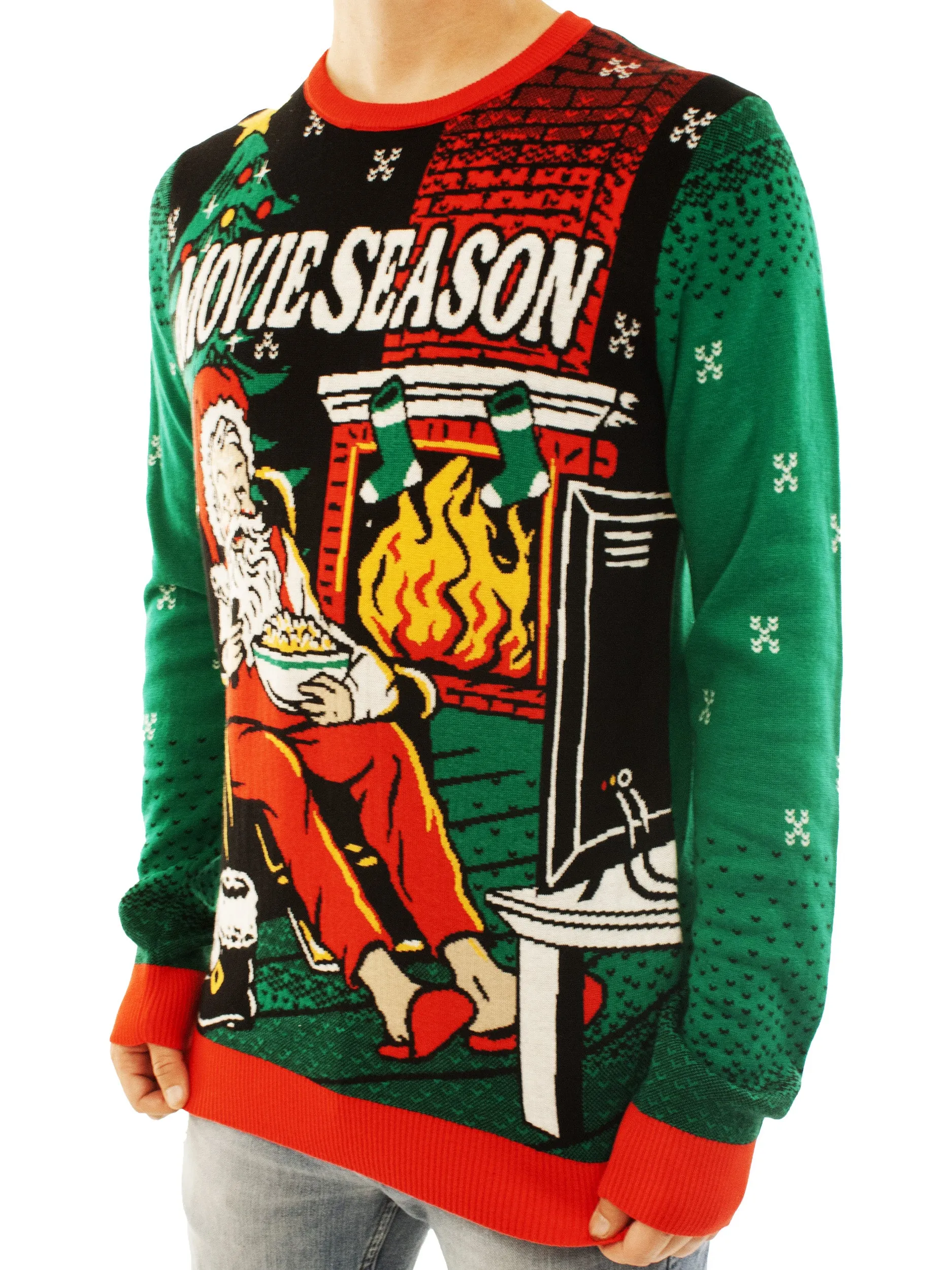 Movie Season | Ugly Christmas Sweater For Men & Women | Unisex Sizing