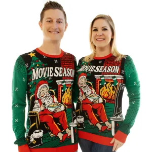 Movie Season | Ugly Christmas Sweater For Men & Women | Unisex Sizing