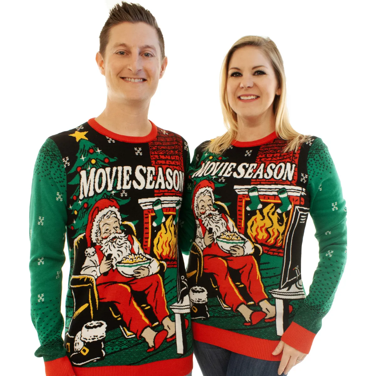 Movie Season | Ugly Christmas Sweater For Men & Women | Unisex Sizing