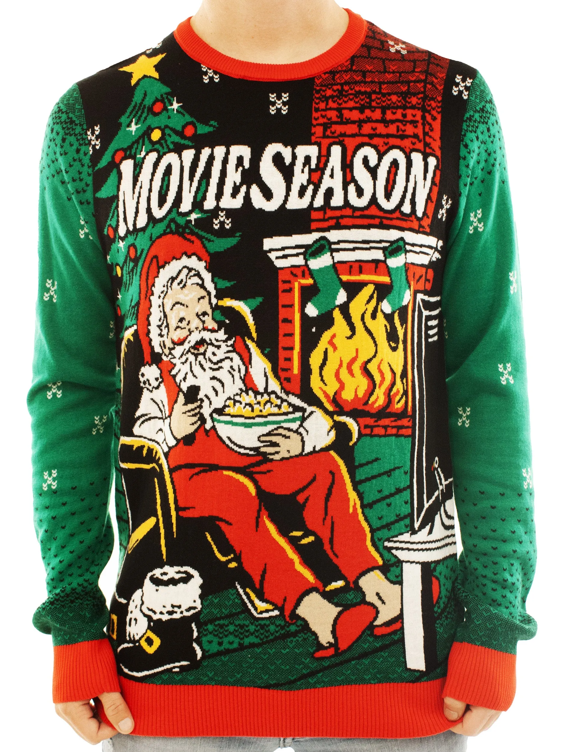 Movie Season | Ugly Christmas Sweater For Men & Women | Unisex Sizing
