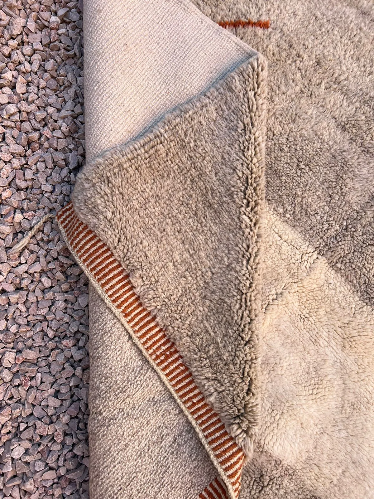Mrirt Beni Ourain Rug “ENCA” 8’ 8” x 5’ 9”