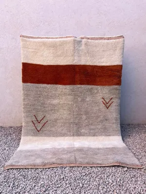 Mrirt Beni Ourain Rug “ENCA” 8’ 8” x 5’ 9”