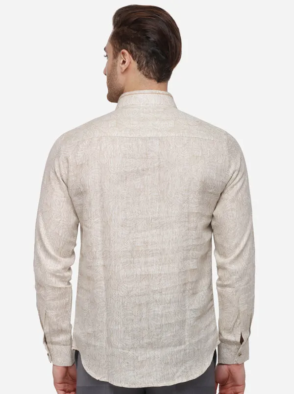 Natural Solid Slim Fit Kurta | JB Studio