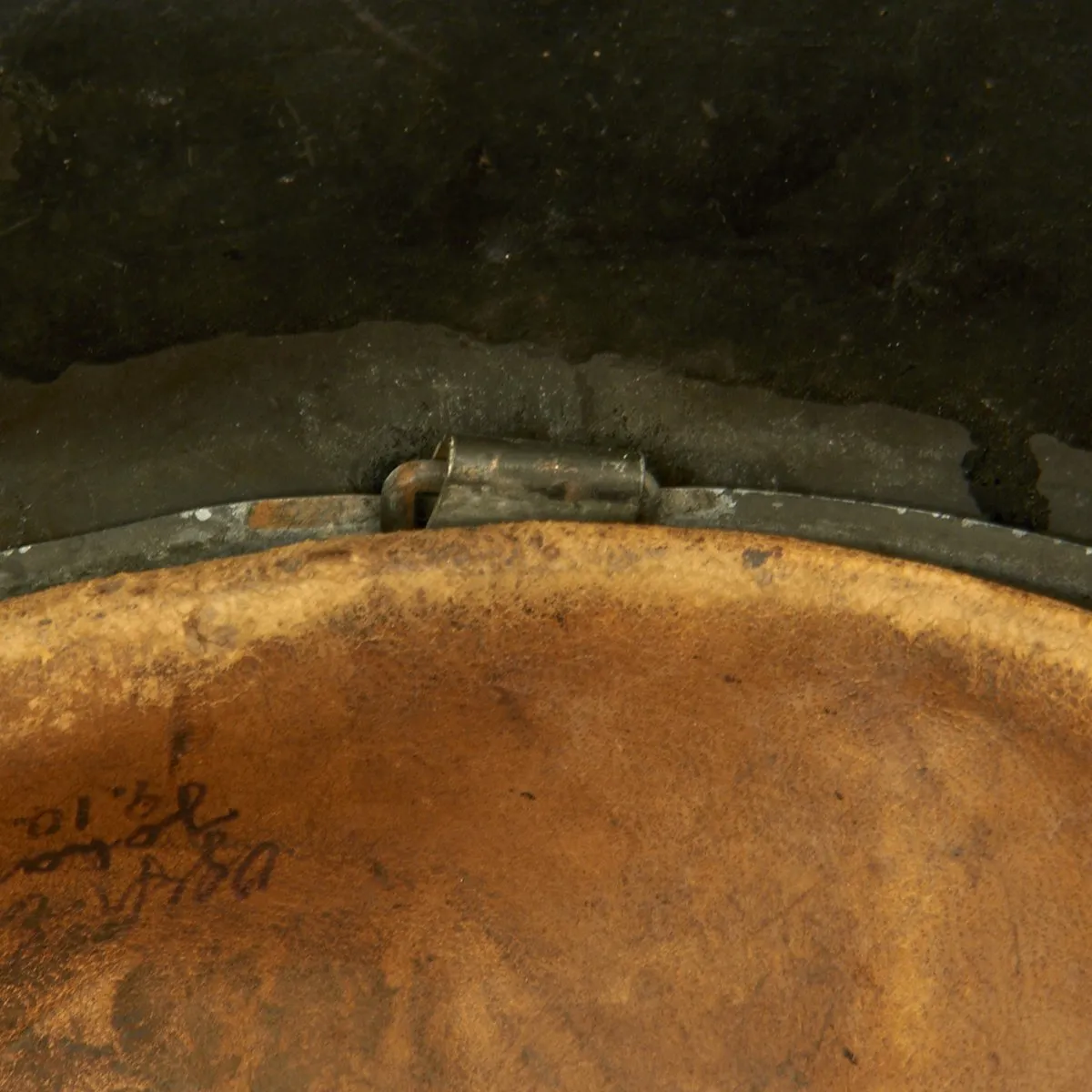 Original German WWII USGI Bring Back Trench Art M42 Helmet