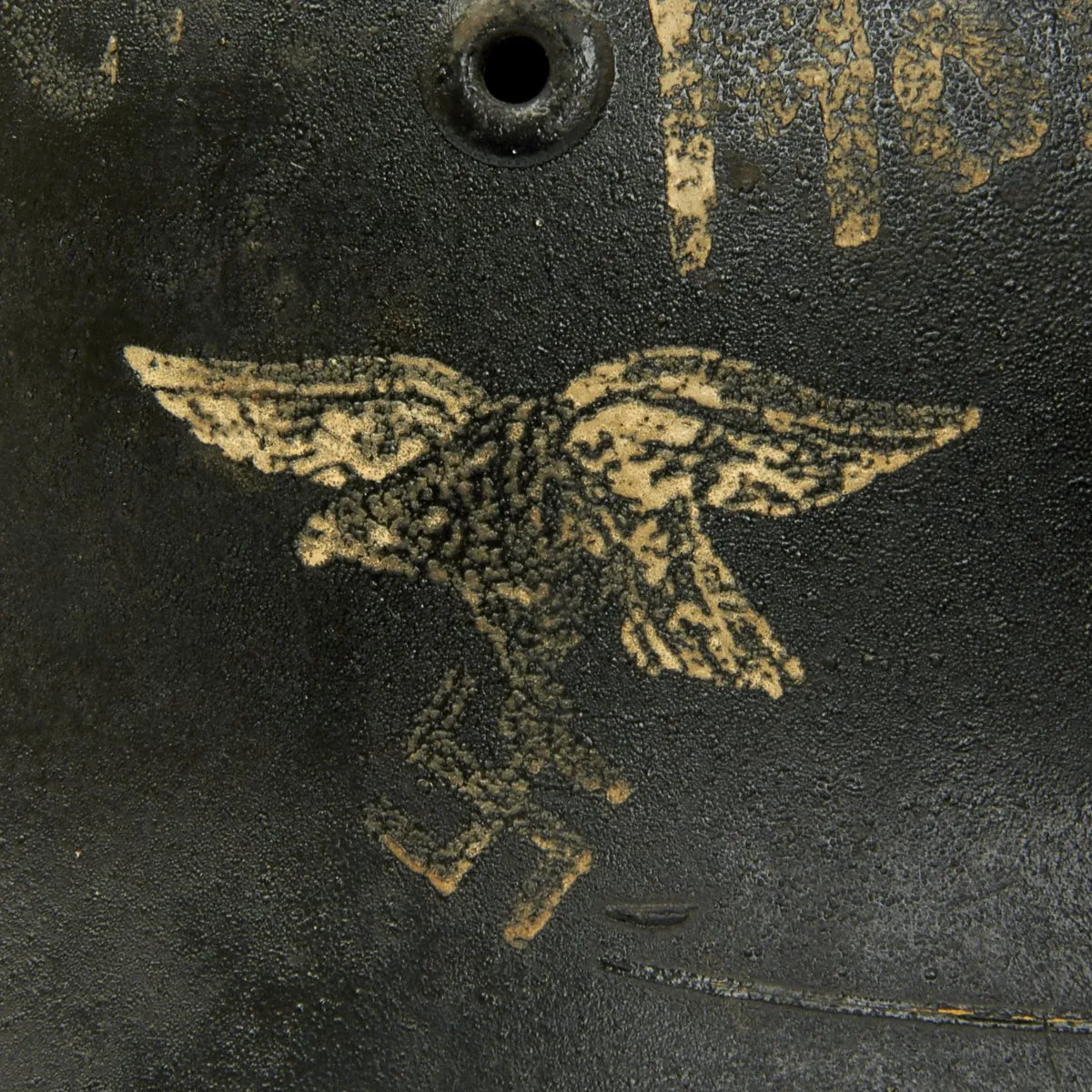 Original German WWII USGI Bring Back Trench Art M42 Helmet