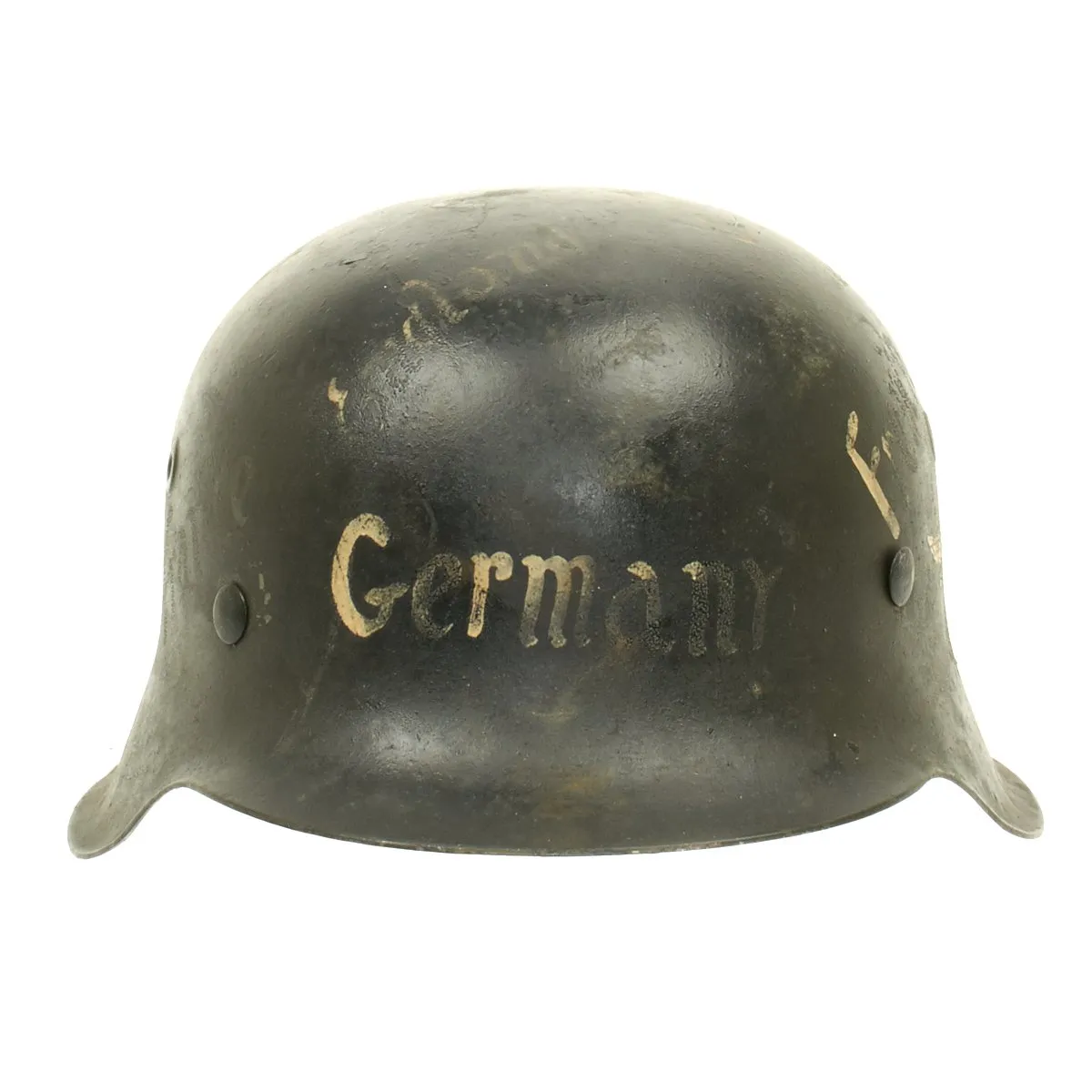 Original German WWII USGI Bring Back Trench Art M42 Helmet