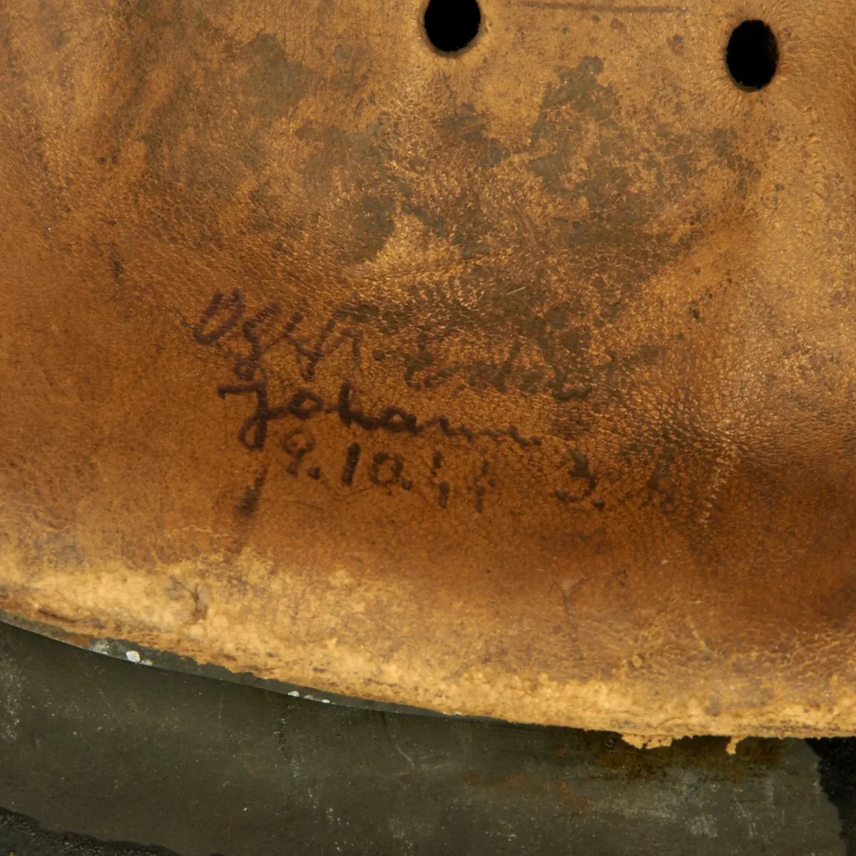 Original German WWII USGI Bring Back Trench Art M42 Helmet