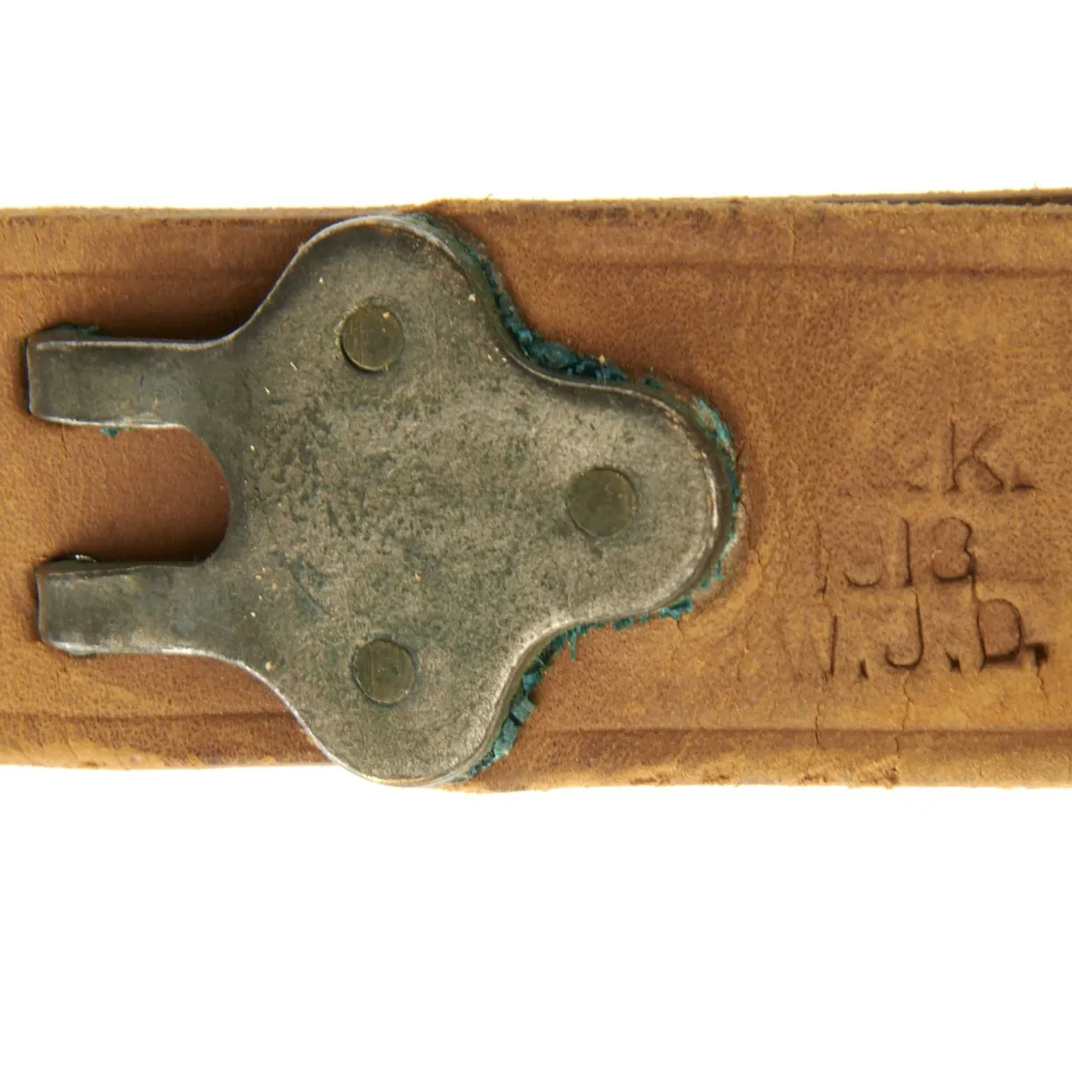 Original U.S. WWI M1907 Pattern Springfield Rifle Leather Sling - dated 1918