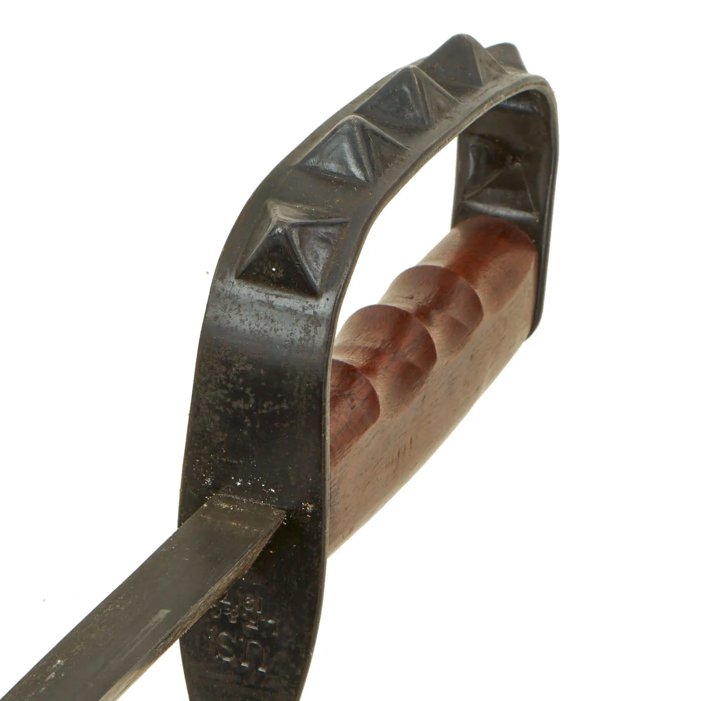 Original U.S. WWI M1917 Trench Knife by L.F. & C. Dated 1917 with Replacement Scabbard