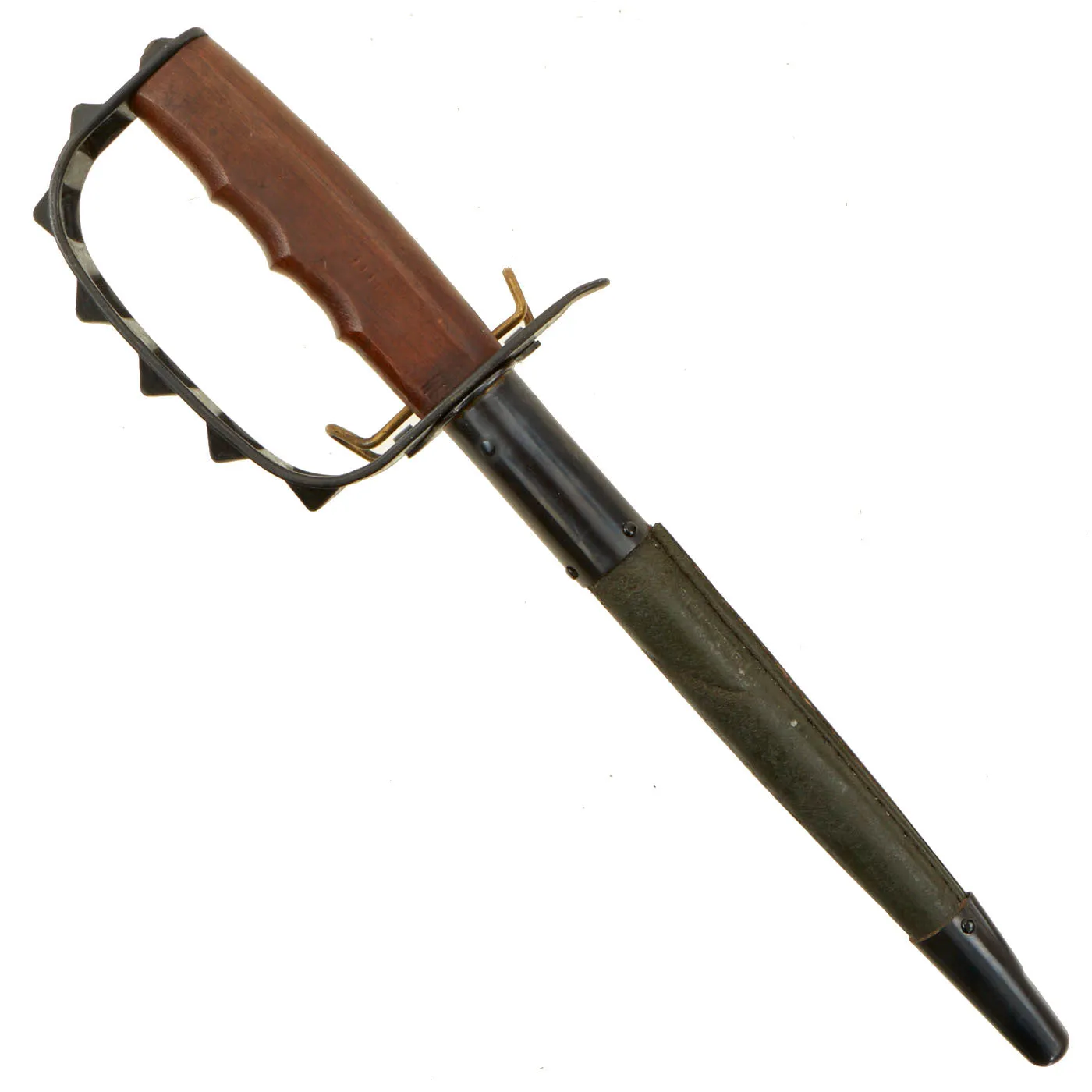 Original U.S. WWI M1917 Trench Knife by L.F. & C. Dated 1917 with Replacement Scabbard