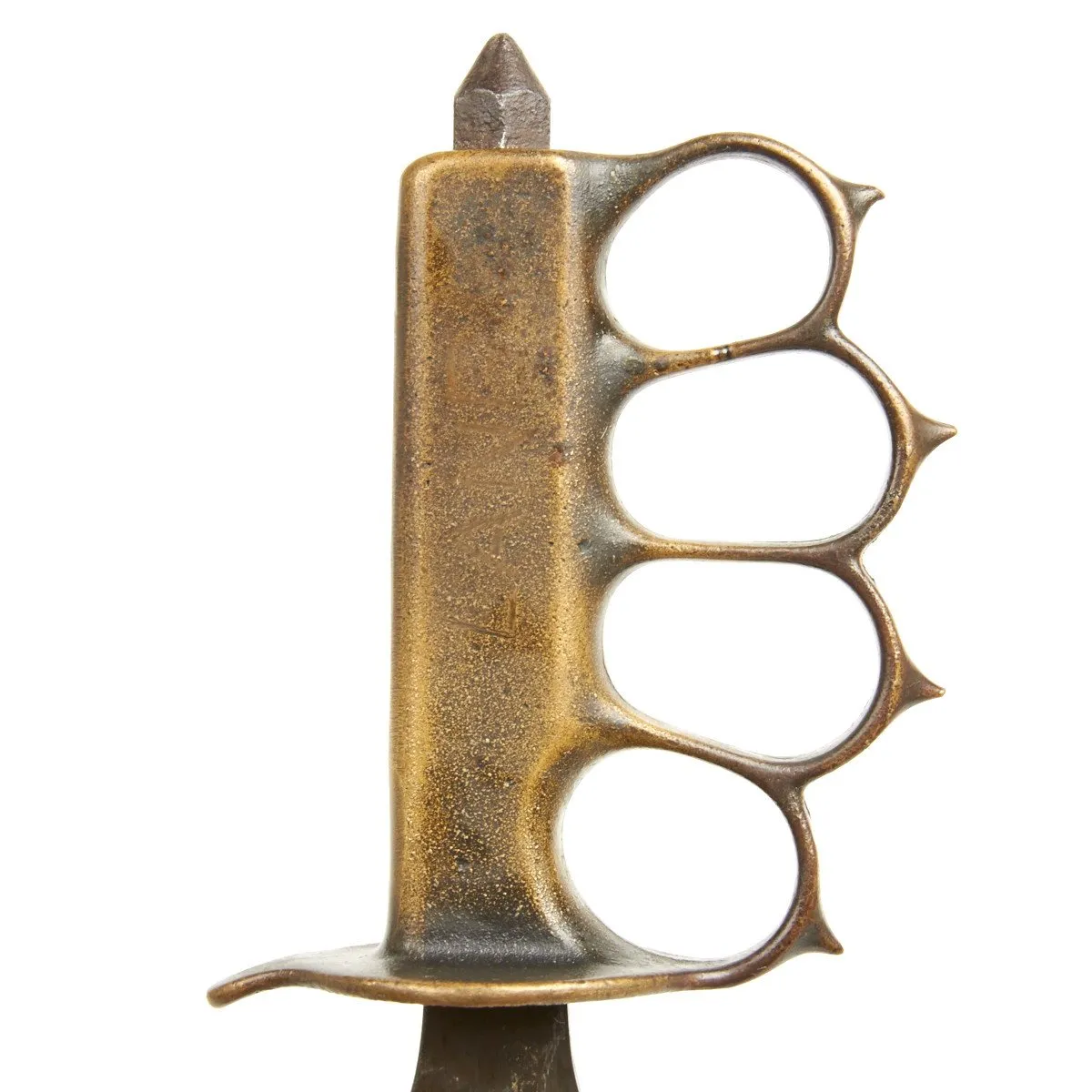 Original U.S. WWI Model 1918 Mark I Trench Knife by L.F. & C with Matching Scabbard- Unissued