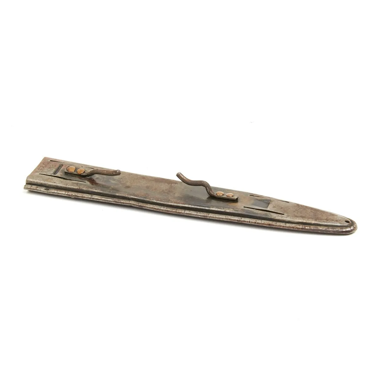 Original U.S. WWI Model 1918 Mark I Trench Knife by L.F. & C with Matching Scabbard- Unissued
