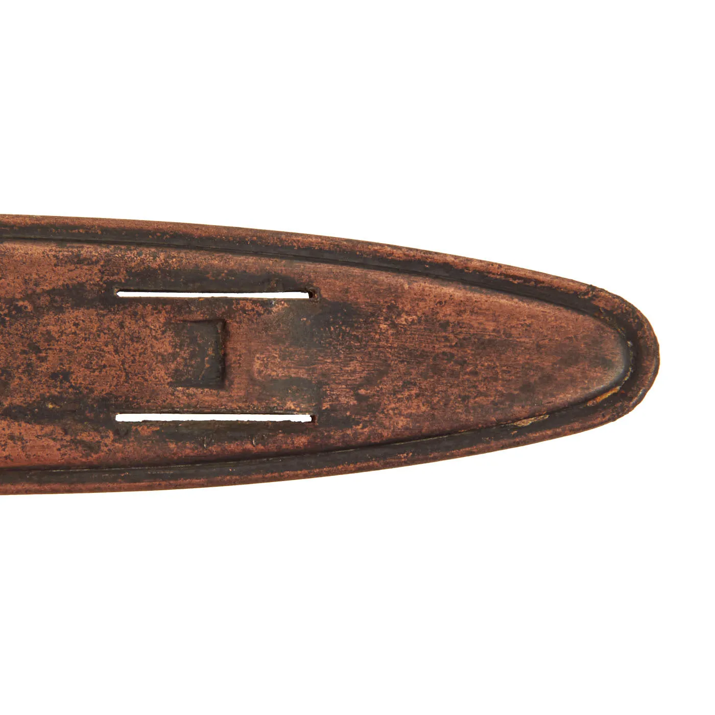 Original U.S. WWI Model 1918 Mark I Trench Knife by L.F. & C with Matching Scabbard - WWII Reissue Paratrooper Modified Type