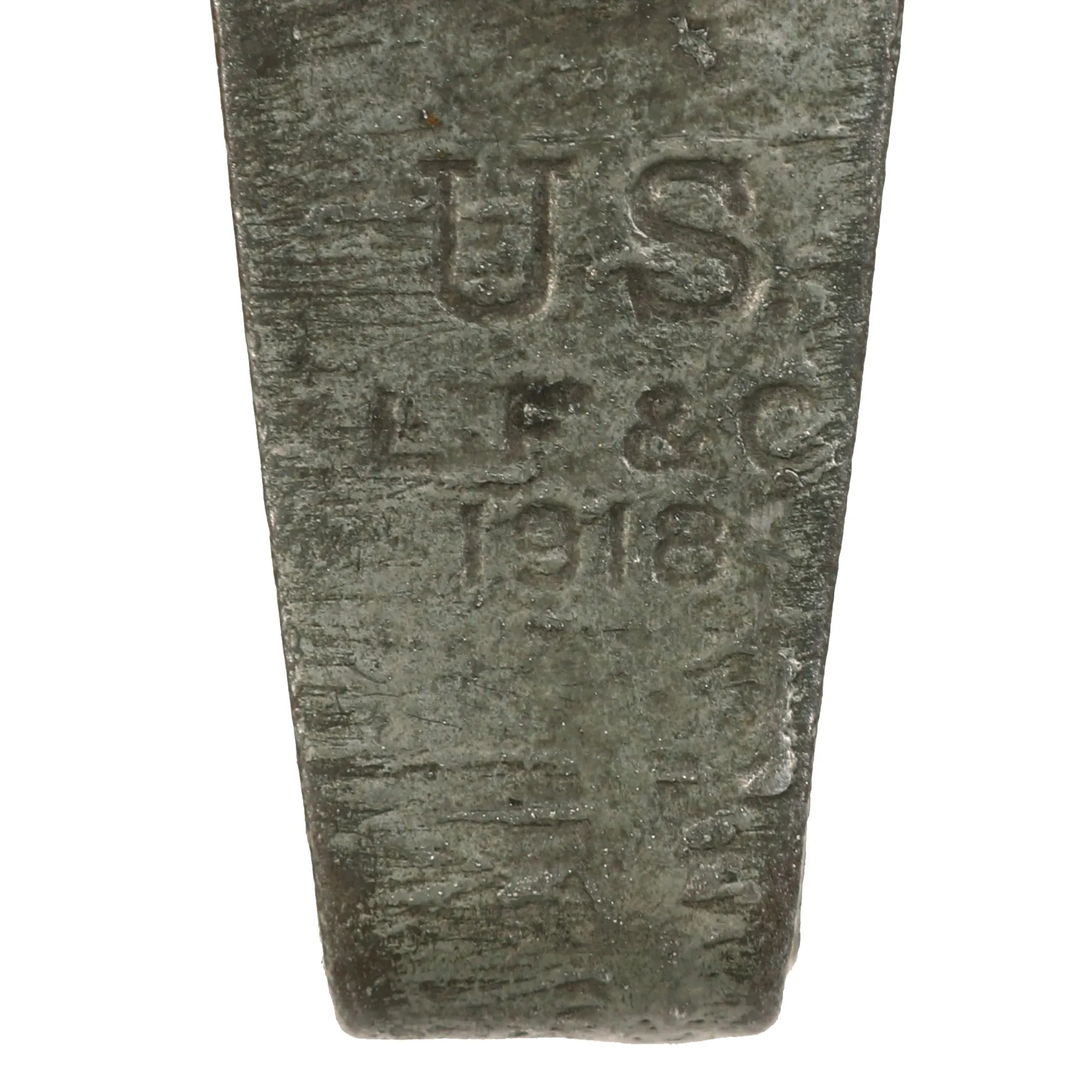 Original U.S. WWI Trench Art M1910 Mess Kit Dated 1918 Personalized by Ester Laubstine, K. Company of the 139th Infantry Regiment, 35th Infantry DIvision