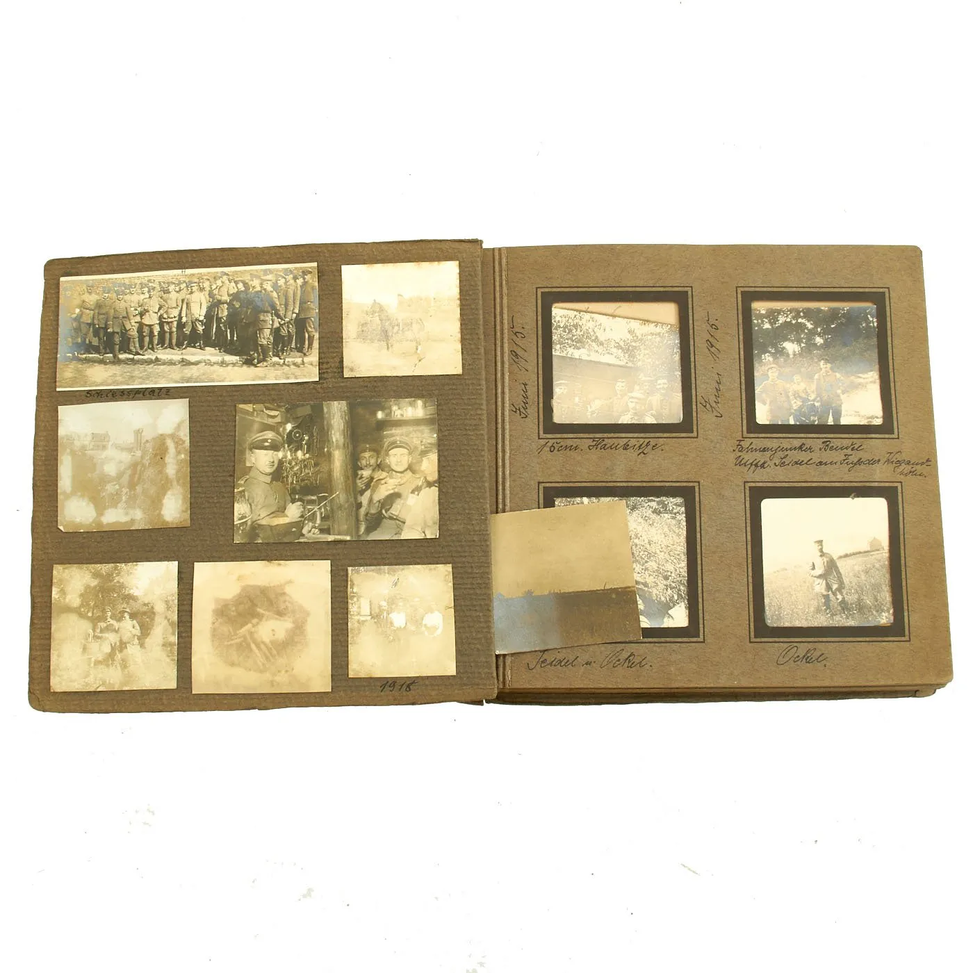 Original WWI Imperial German Army Photo Album Set 1915-1918