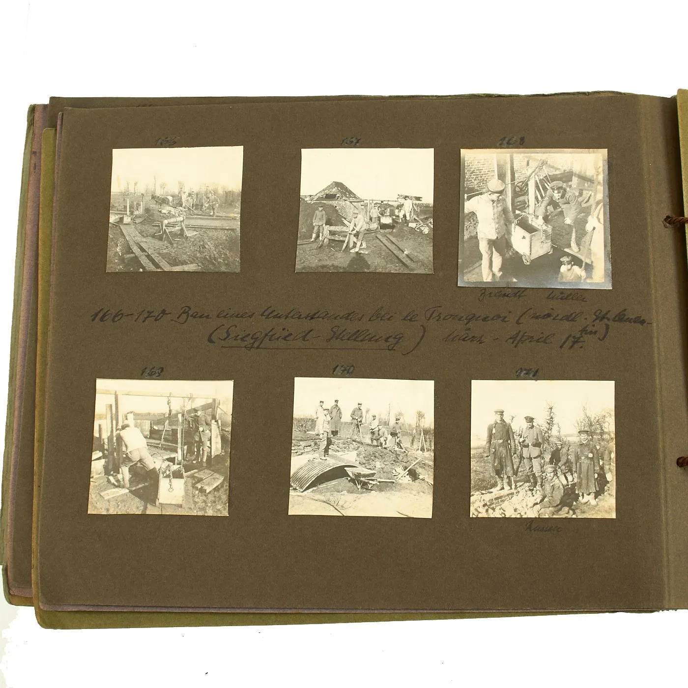 Original WWI Imperial German Army Photo Album Set 1915-1918