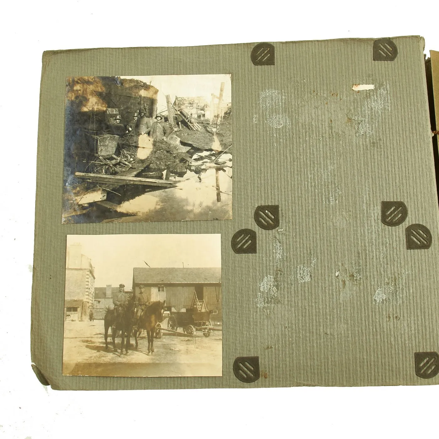Original WWI Imperial German Army Photo Album Set 1915-1918