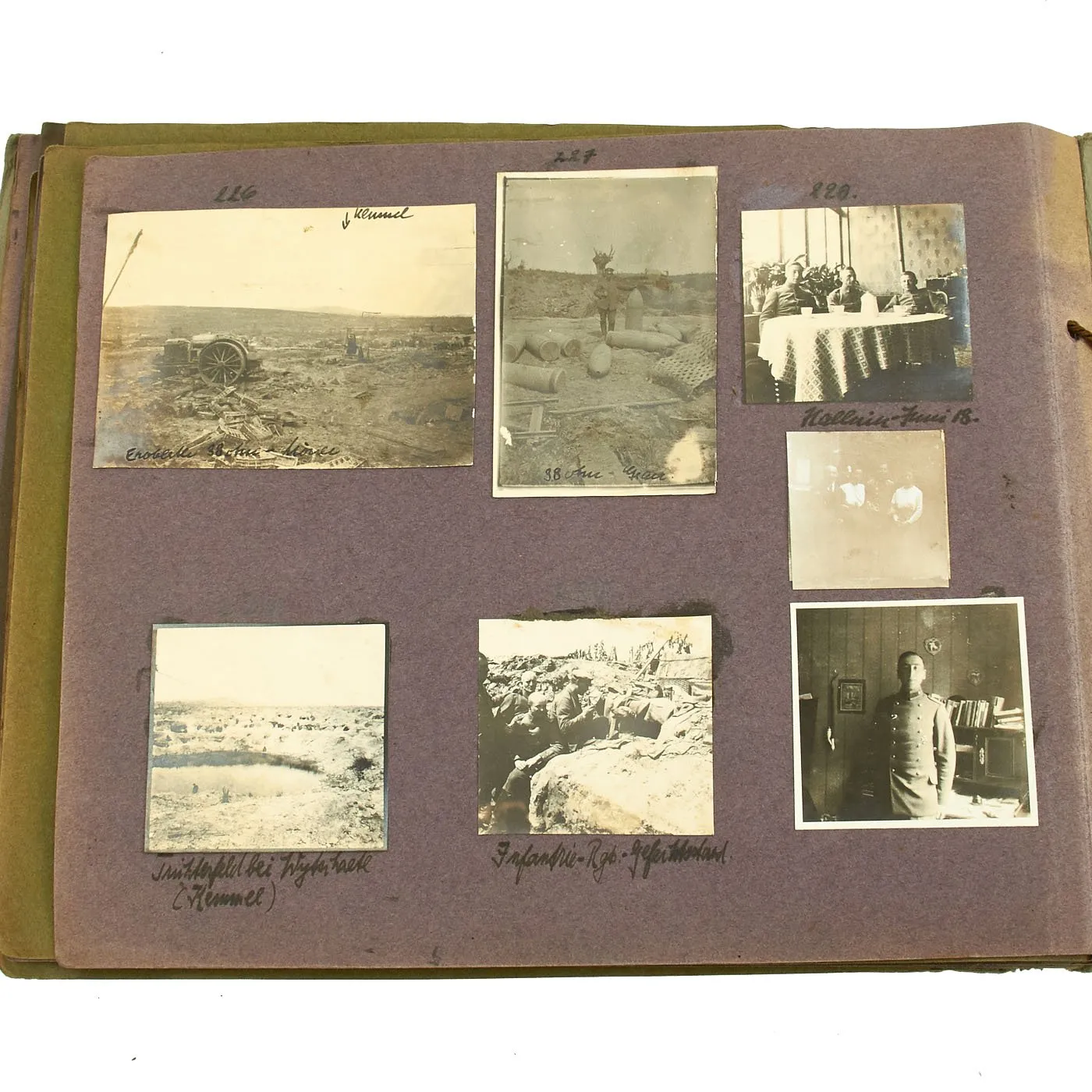 Original WWI Imperial German Army Photo Album Set 1915-1918