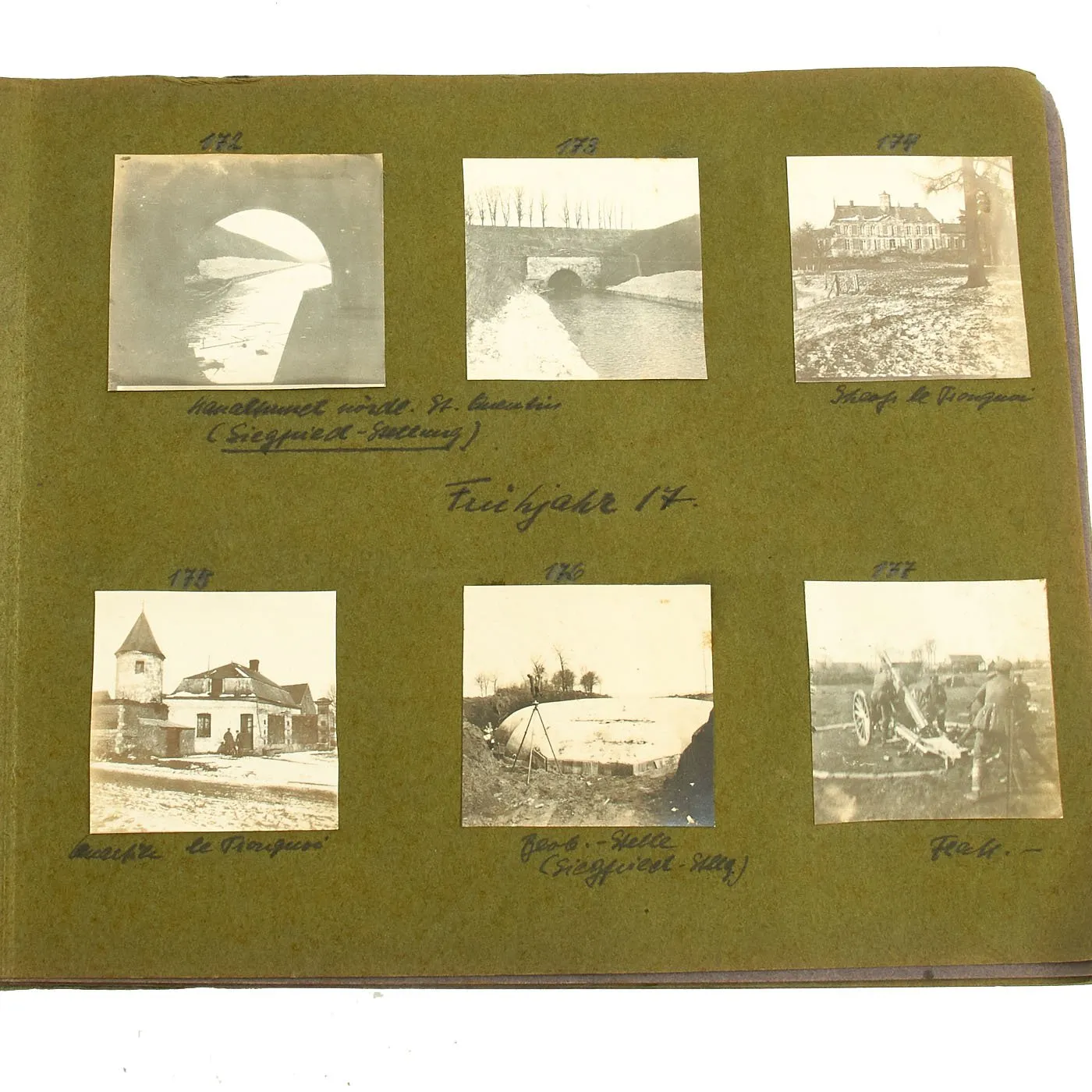 Original WWI Imperial German Army Photo Album Set 1915-1918