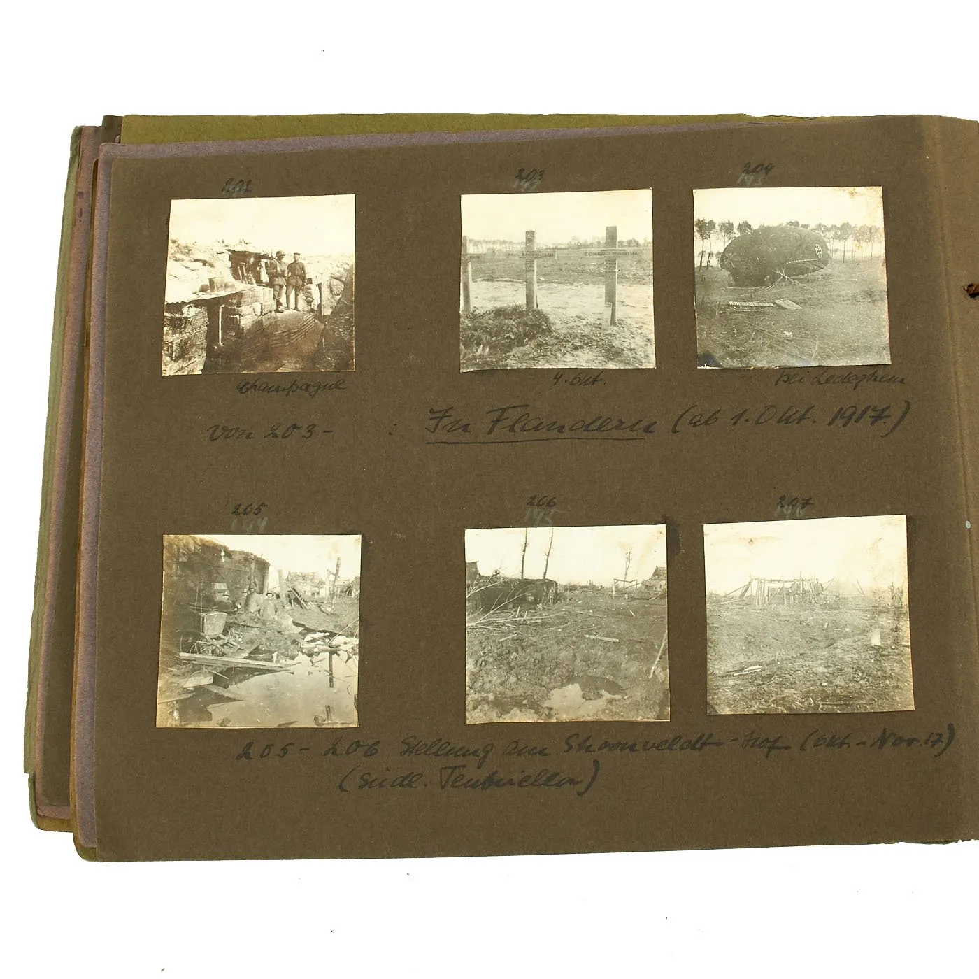 Original WWI Imperial German Army Photo Album Set 1915-1918