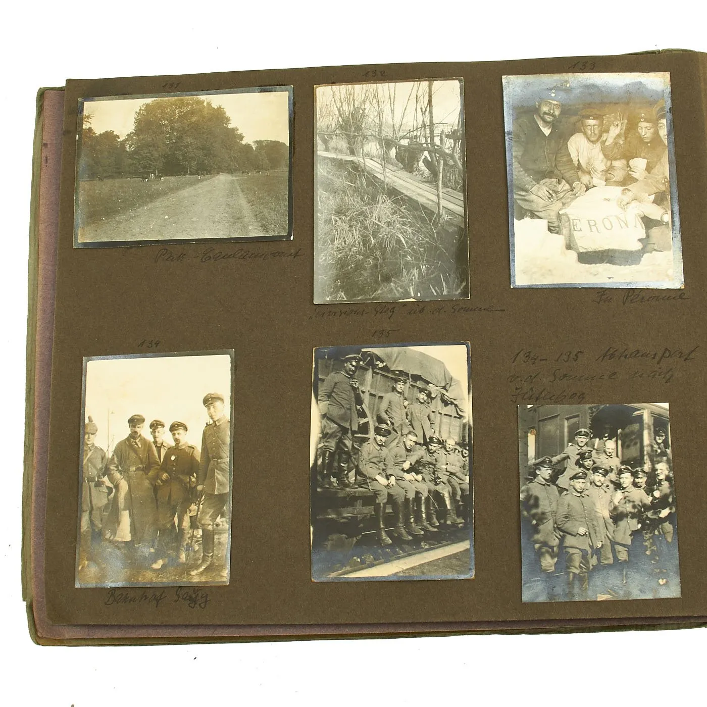 Original WWI Imperial German Army Photo Album Set 1915-1918