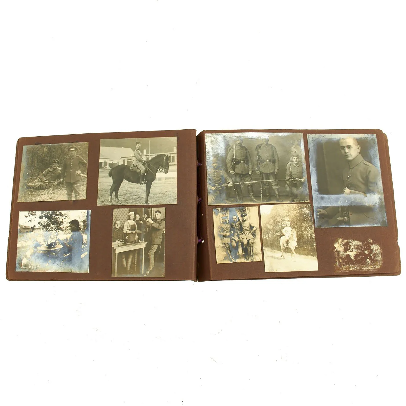 Original WWI Imperial German Army Photo Album Set 1915-1918