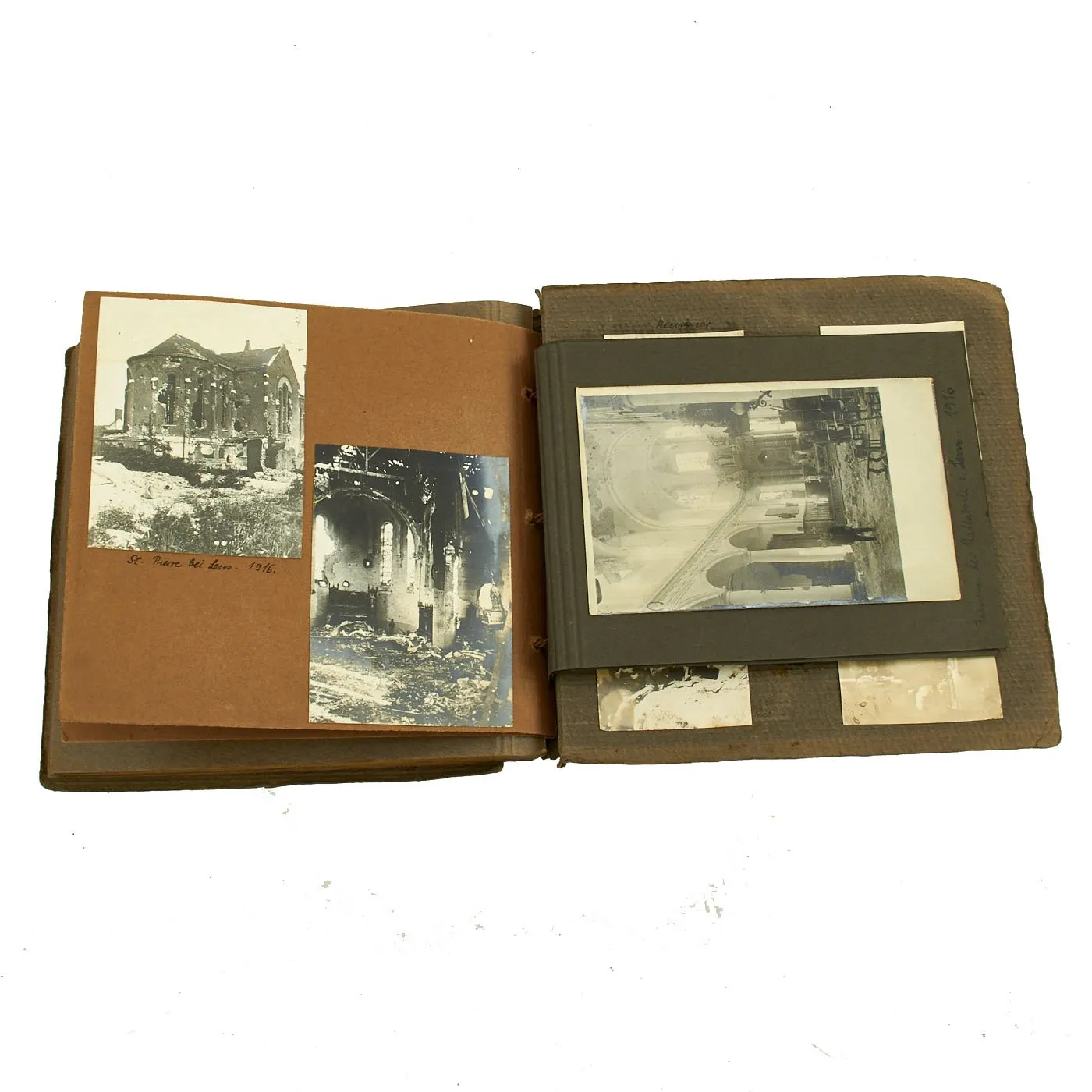 Original WWI Imperial German Army Photo Album Set 1915-1918