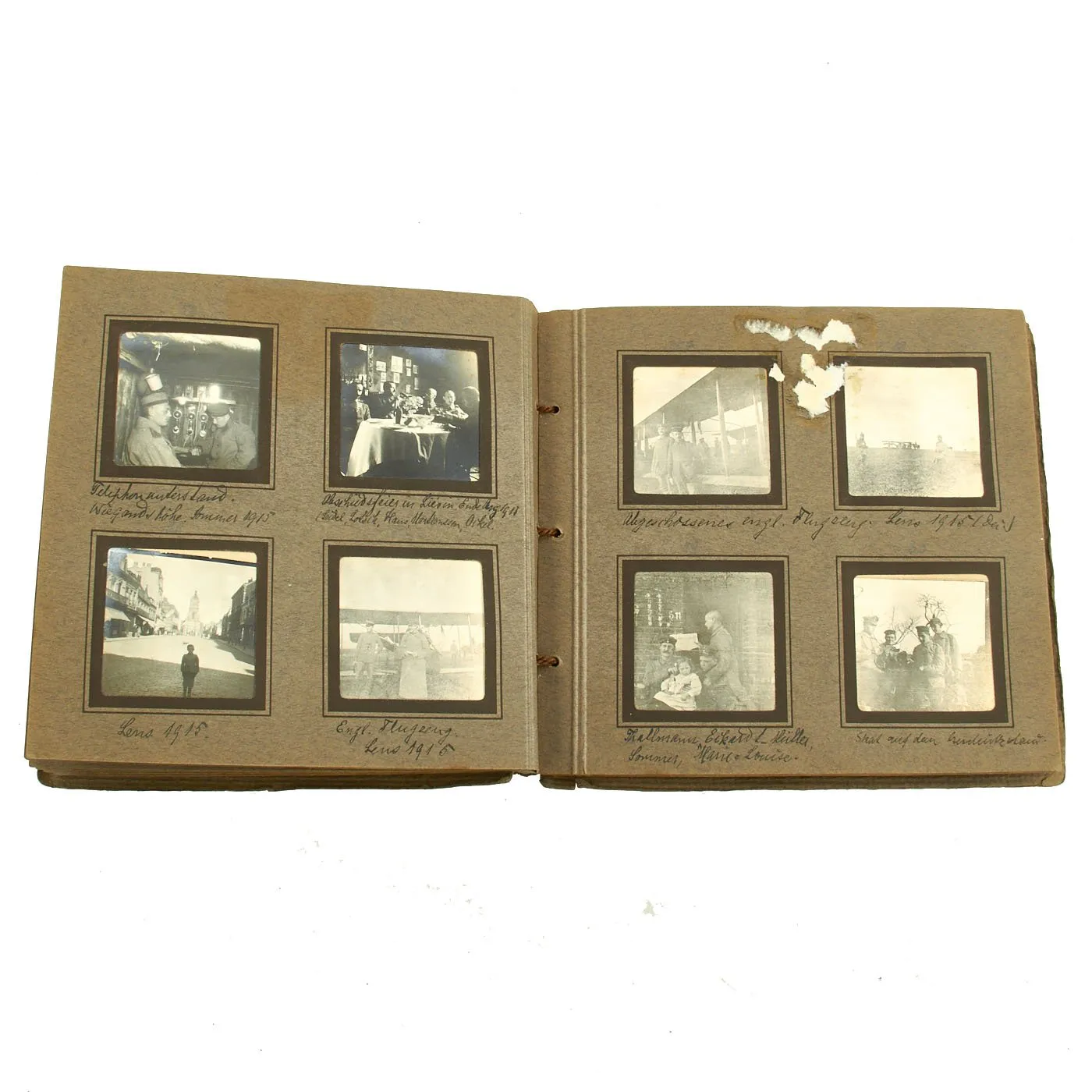 Original WWI Imperial German Army Photo Album Set 1915-1918
