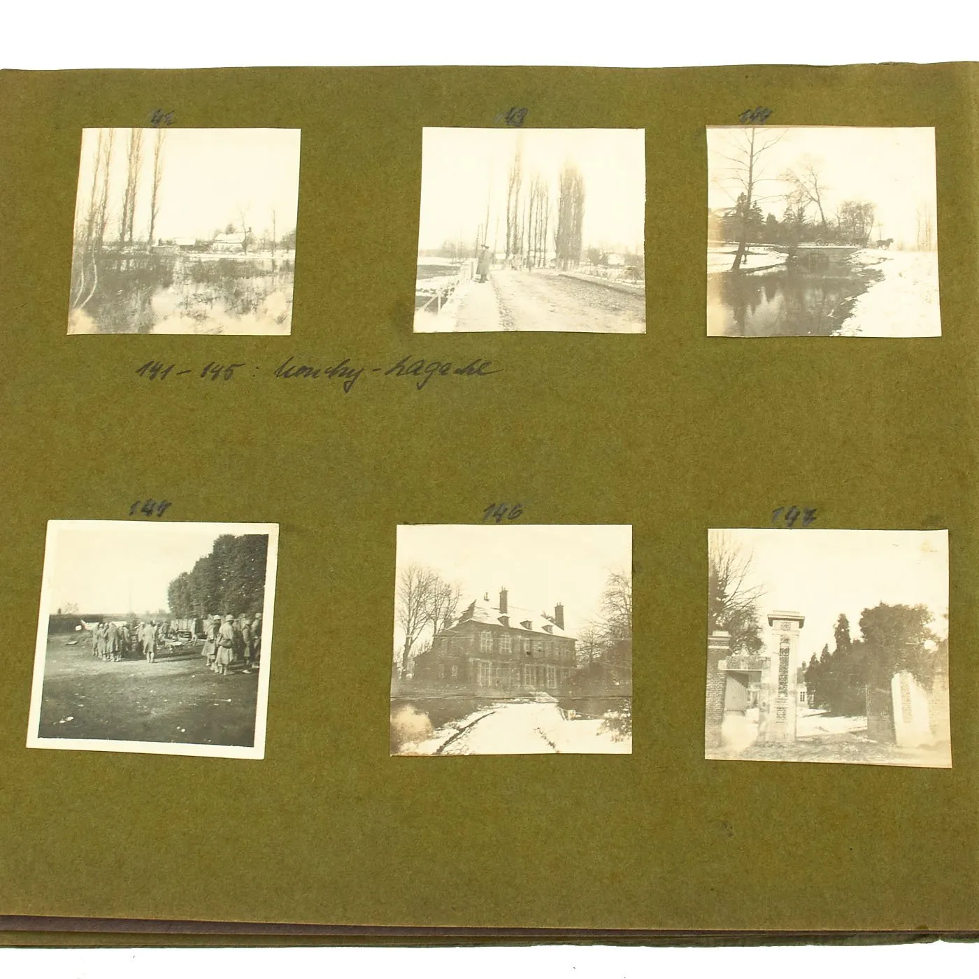 Original WWI Imperial German Army Photo Album Set 1915-1918